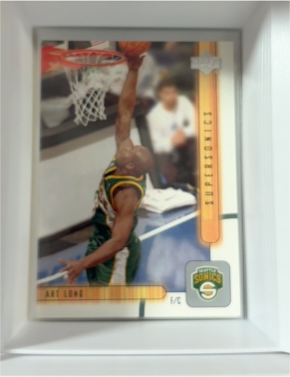 2001-02 Upper Deck Supersonics #E/E Art Long — front