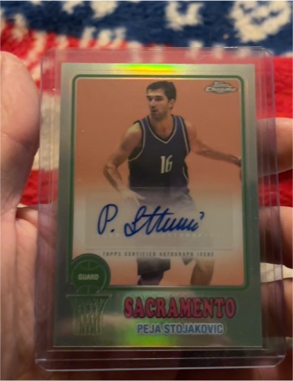 2024-25 Topps Chrome 1973 Topps Autographs #73TA-PS Peja Stojakovic — front