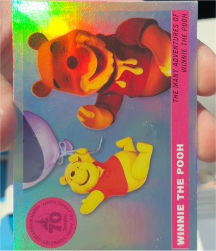 2025 Topps Disneyland 70th Anniversary #T55-17 Winnie the Pooh — front
