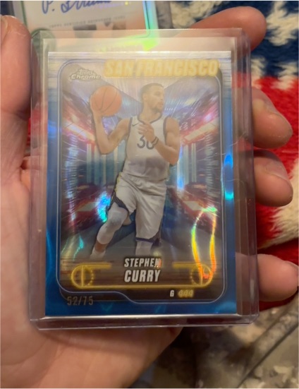 2024-25 Topps Chrome #187 Stephen Curry — front