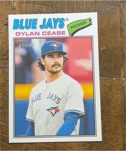 2026 Topps Heritage #260 Dylan Cease — front
