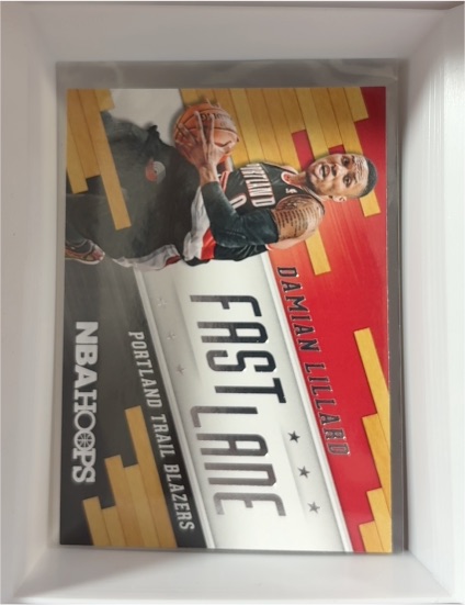 2014-15 Panini NBA Hoops #9 Damian Lillard Fast Lane — front