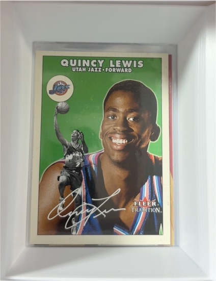 2000-01 Fleer Tradition #196 Quincy Lewis — front
