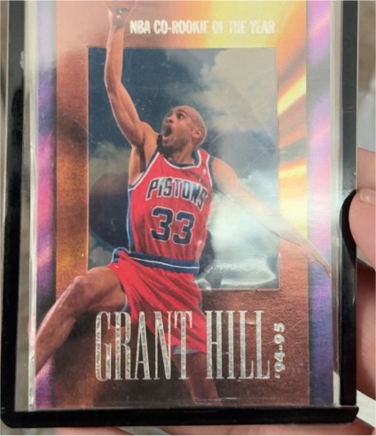 1994-95 Skybox NBA Hoops #Co-Rookie of the Year Grant Hill — front
