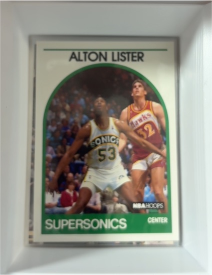 1989-90 Hoops #293 Alton Lister — front