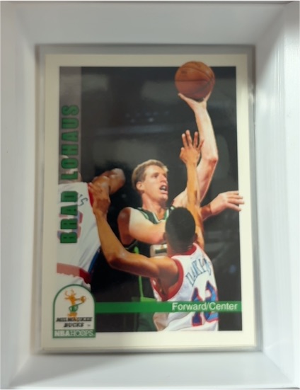 1992-93 NBA Hoops #418 Brad Lohaus — front
