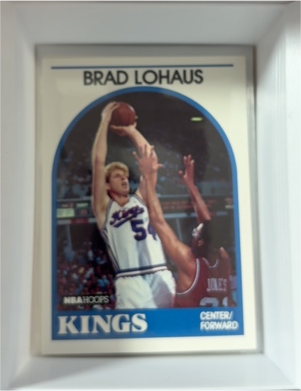 1989-90 NBA Hoops #74 Brad Lohaus — front