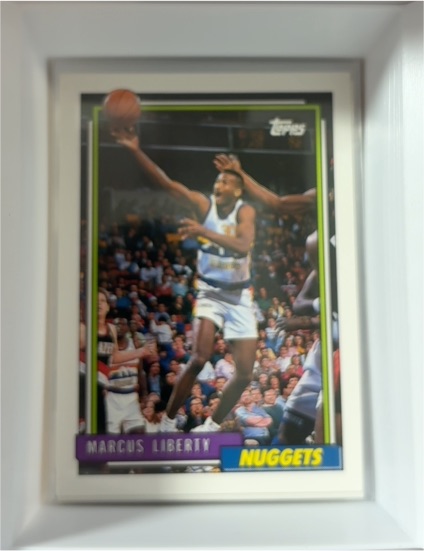1992-93 Topps #248 Marcus Liberty — front