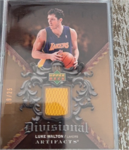 2007-08 Upper Deck Artifacts Divisional #DA-LW Luke Walton — front