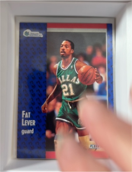 1991-92 Fleer #270 Fat Lever — front