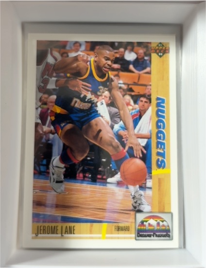 1991-92 Upper Deck #295 Jerome Lane Denver Nuggets — front