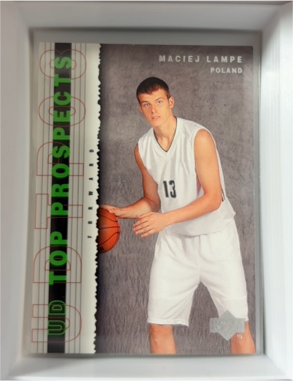 2003-04 Upper Deck Top Prospects #7 Maciej Lampe — front