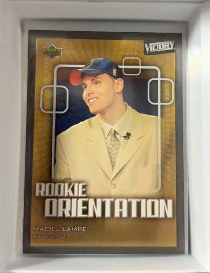 2003-04 Upper Deck Victory #130 Maciej Lampe Rookie Orientation — front
