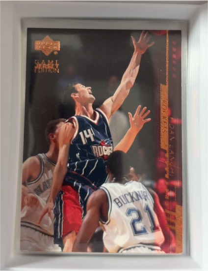 2000-01 Upper Deck Game Jersey Edition #293 Dan Langhi — front