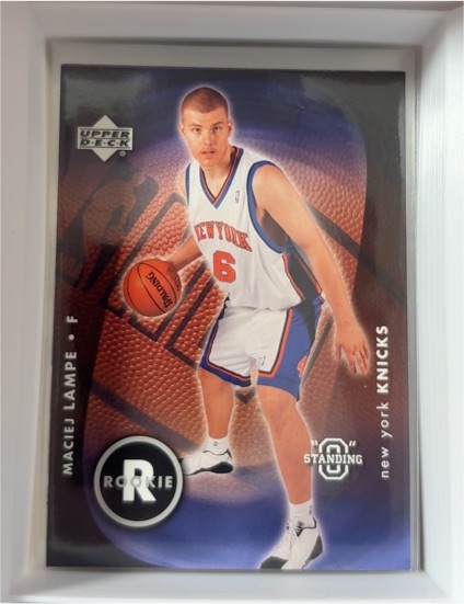 2003-04 Upper Deck Standing O #114 Maciej Lampe — front