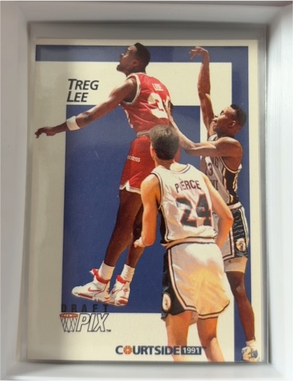 1991 Courtside Draft Pix #32 Treg Lee — front