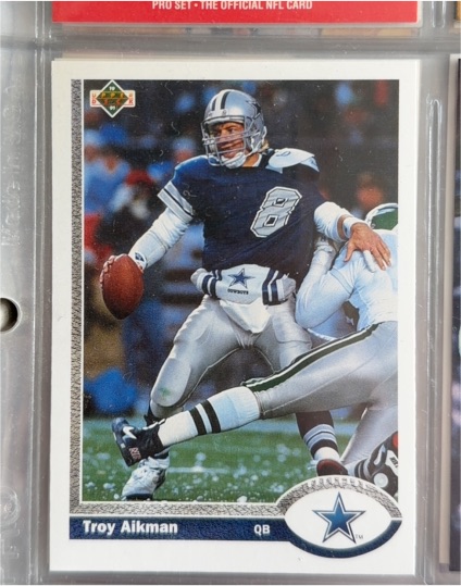 1991 Upper Deck #152 Troy Aikman — front