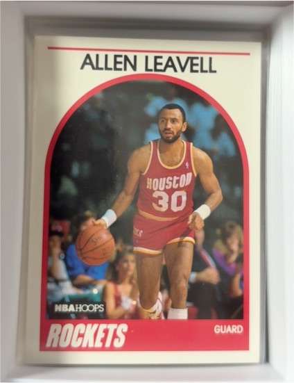 1989-90 Hoops #77 Allen Leavell Houston Rockets — front