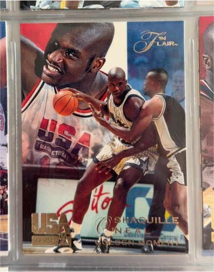 1994 Flair USA #75 Shaquille O'Neal — front