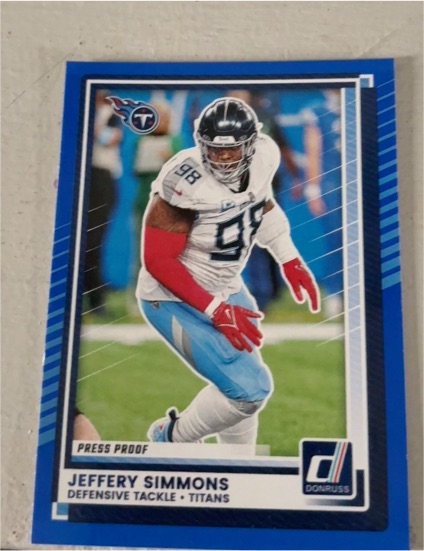 2025 Panini Donruss #52 Jeffery Simmons — front
