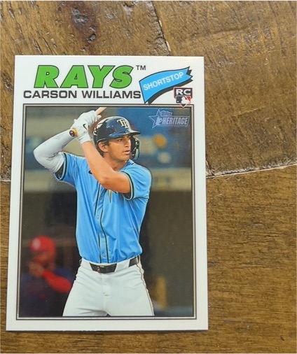 2026 Topps Heritage #161 Carson Williams — front