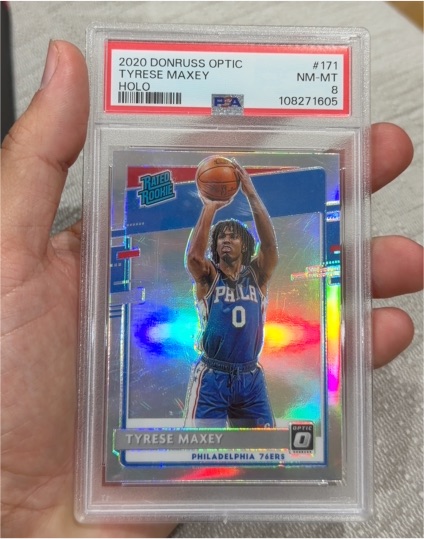 2020 Donruss Optic #171 Tyrese Maxey — front
