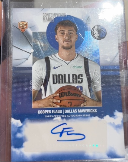 2025-26 Topps Contemporary Marks #CM-CF Cooper Flagg — front