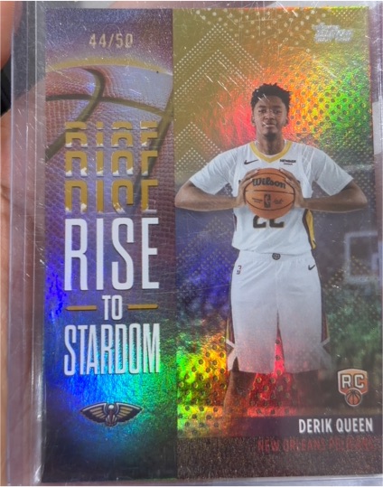 2025-26 Topps Rise to Stardom #RTS-13 Derik Queen — front