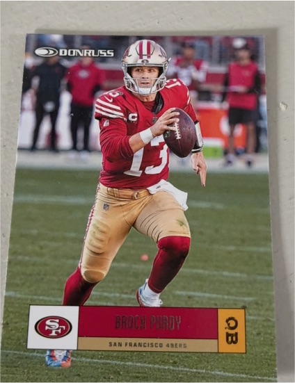 2025 Panini Donruss #R05-BRP Brock Purdy — front