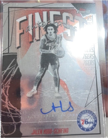 2025-26 Topps Finest #FAU-JHS Jalen Hood-Schifino — front