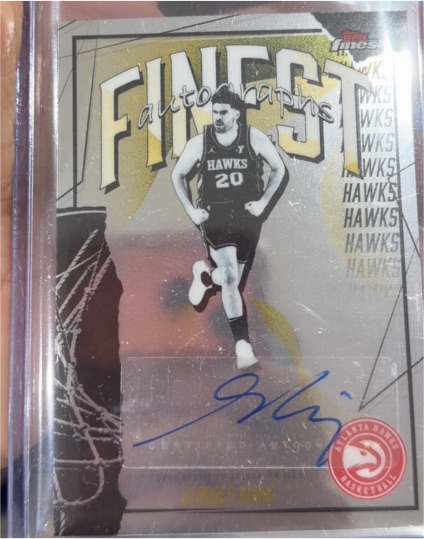 2025-26 Topps Finest #FAU-JH Jordan Hawkins — front