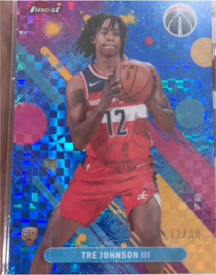 2025 Topps Finest #6 Tre Johnson III — front