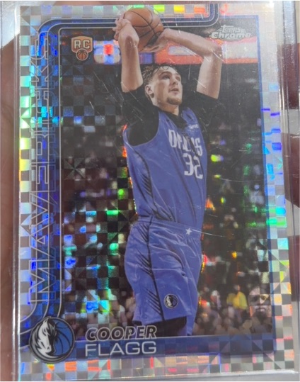 2025-26 Topps Chrome #251 Cooper Flagg — front