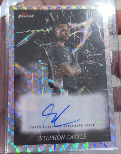 2024-25 Topps Finest #ESSC Stephon Castle — front