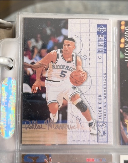 1994-95 Upper Deck Collector's Choice #377 Jason Kidd Dallas Mavericks — front