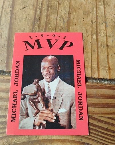 1991 Aamer Sports Michael Jordan MVP — front