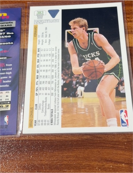 1992-93 Upper Deck #383 Brad Lohaus — front