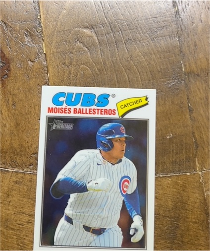 2026 Topps Heritage #247 Moisés Ballesteros — front