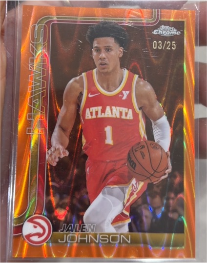 2025-26 Topps Chrome #56 Jalen Johnson — front