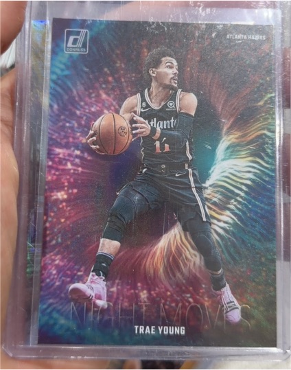 2023-24 Panini Donruss Night Moves #Night Moves Trae Young — front