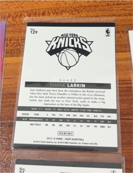 2014-15 Panini Hoops #129 Shane Larkin — front