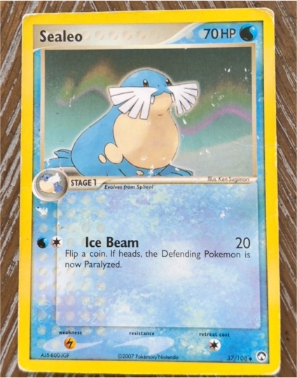 2007 Pokémon EX Power Keepers #37 Sealeo — front