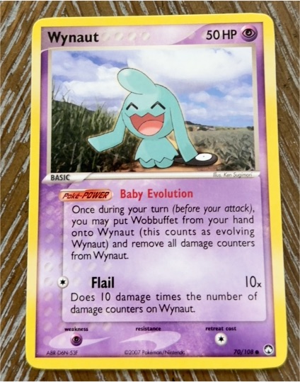 2007 Pokémon EX Power Keepers #70 Wynaut — front
