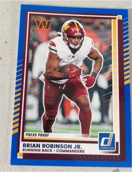 2025 Panini Donruss #30 Brian Robinson Jr. — front