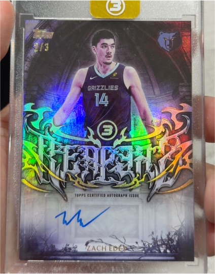 2025 Topps Chrome Basketball #CH-ZE Zach Edey — front
