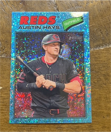 2026 Topps Heritage #80 Austin Hays — front