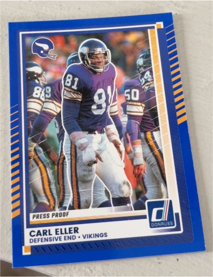 2025 Donruss #124 Carl Eller Press Proof — front
