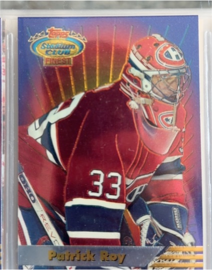 1993-94 Topps Stadium Club Finest #11 Patrick Roy — front