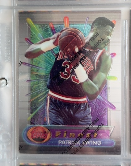 1994-95 Topps Finest #33 Patrick Ewing — front