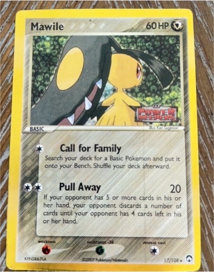 2007 Pokemon Power Keepers #17 Mawile — front